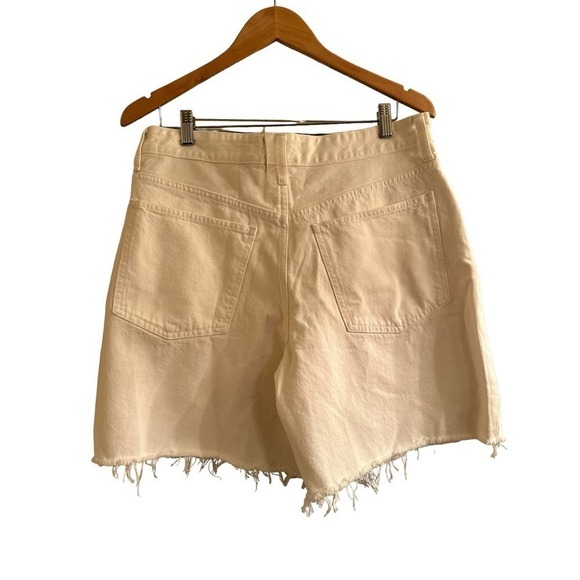 MADEWELL  Baggy Straight Short in Tile White - Picture 7 of 7